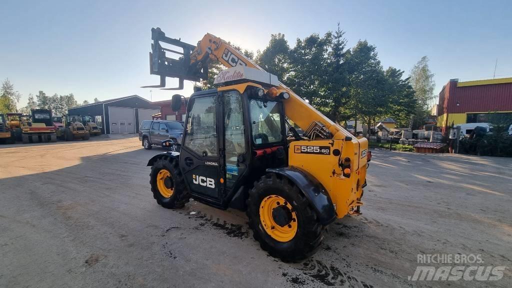 JCB 525-60 Hi-Viz Teleskopické kolové nakladače