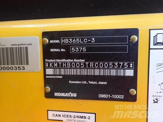Komatsu HB 365LC-3 Pásová rýpadla