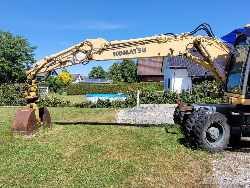 Komatsu PW160 ES-6K Kolová rýpadla