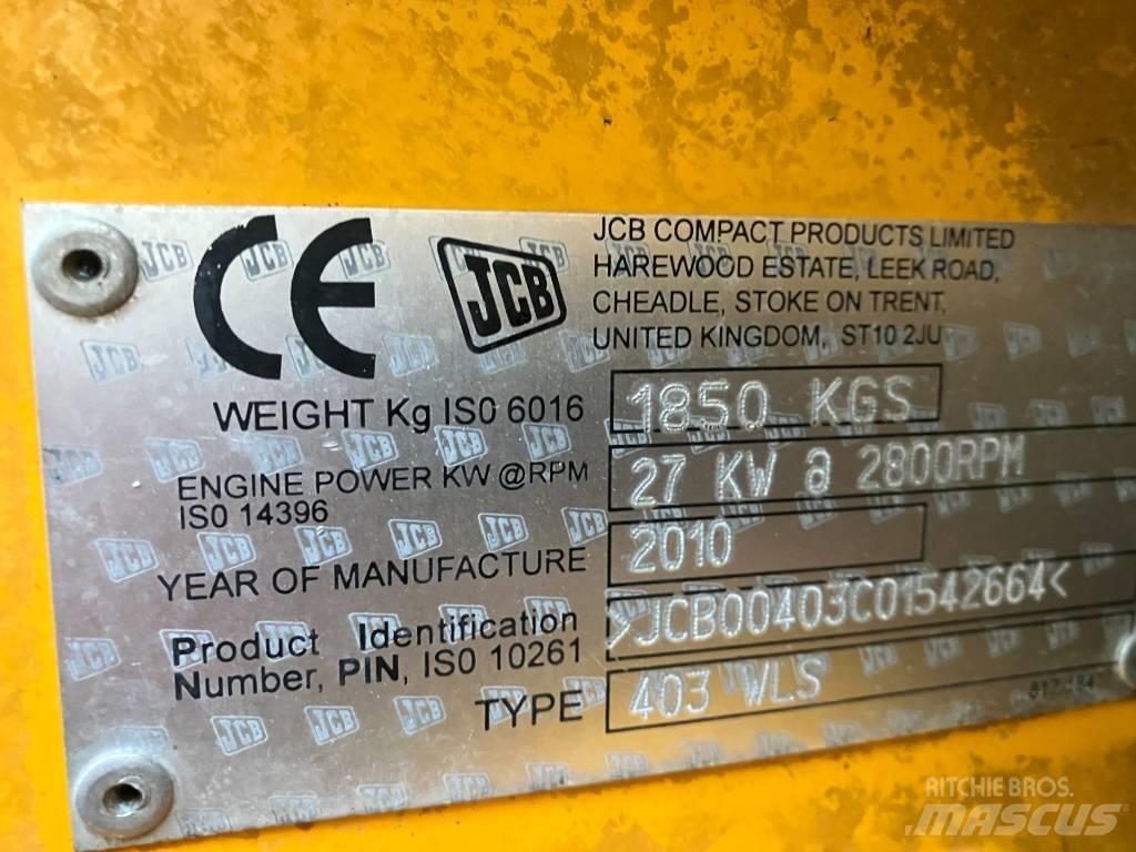 JCB 403 Víceúčelové nakladače