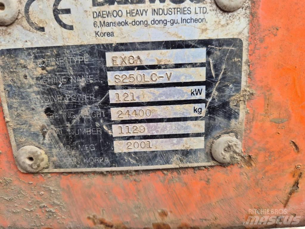 Daewoo S250 Pásová rýpadla