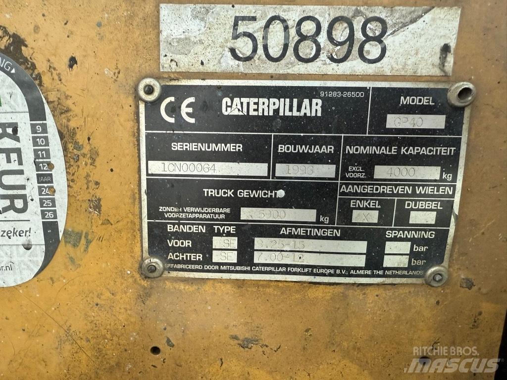 CAT GP 40 LPG vozíky