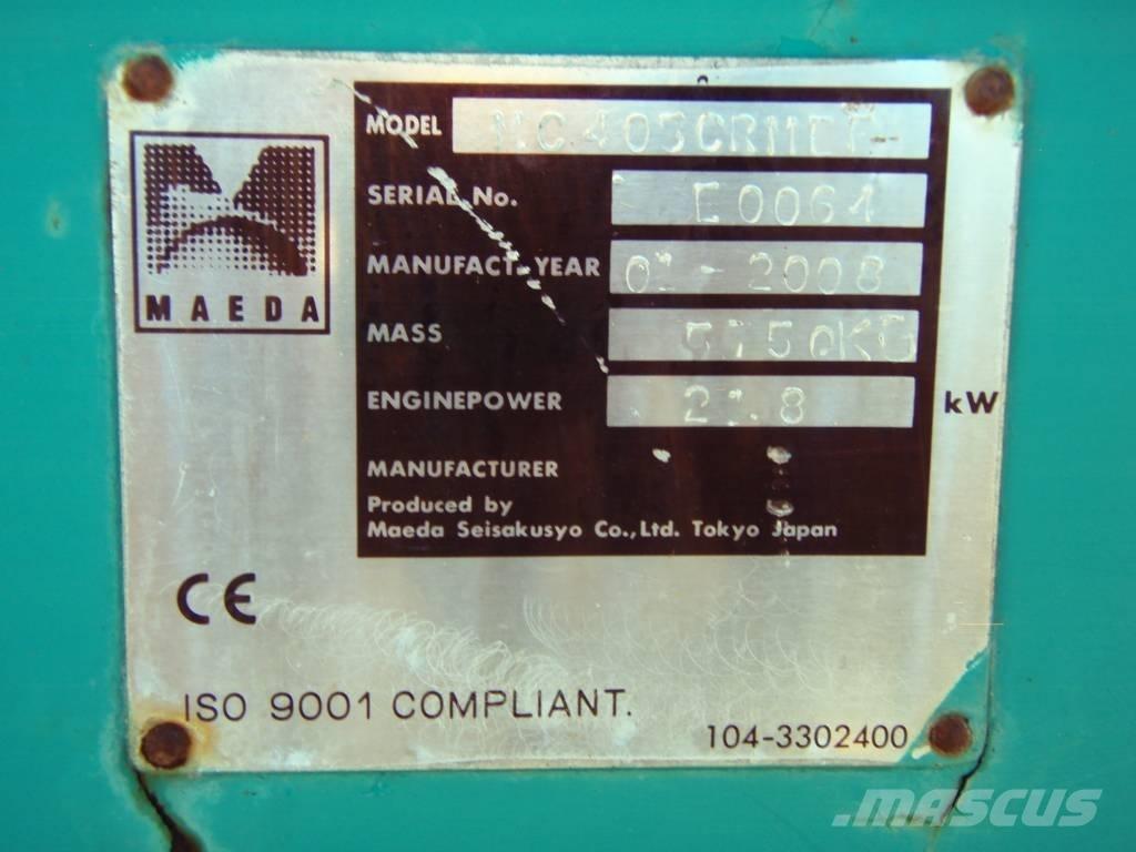 Maeda MC 405 CRME Pásové jeřáby