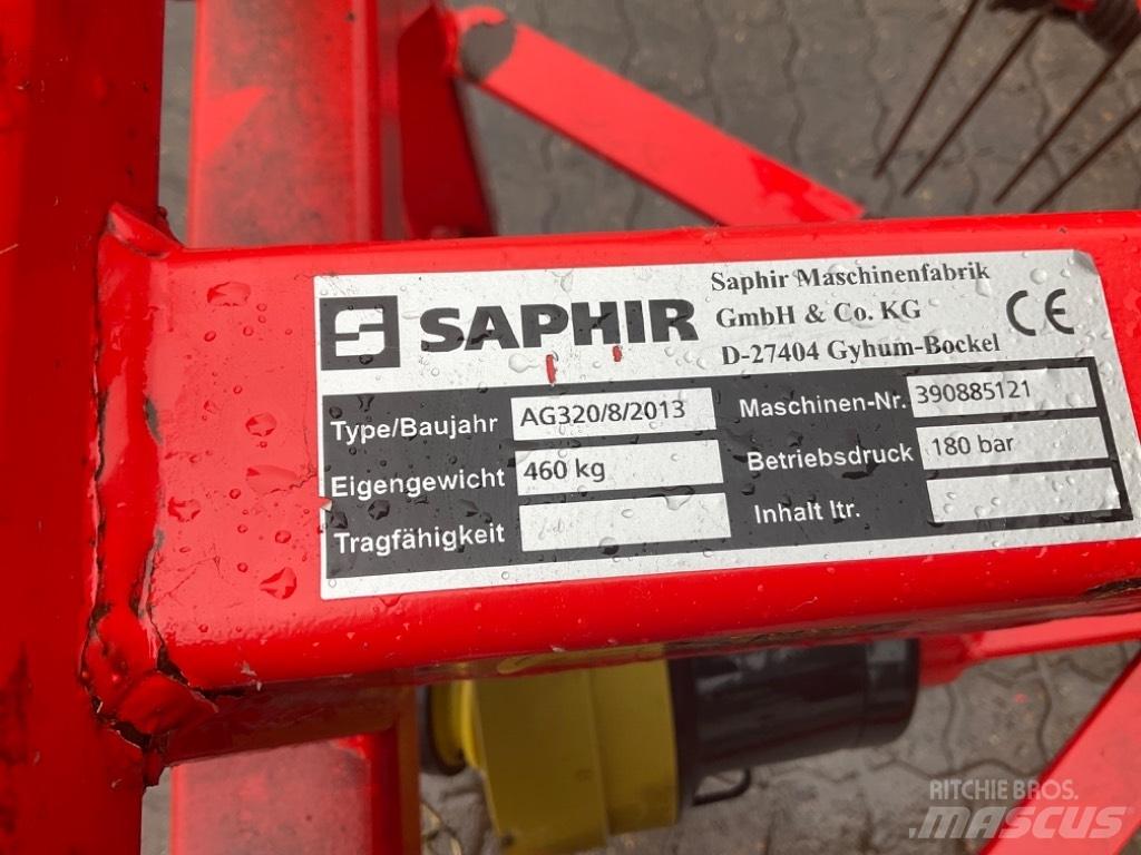 Saphir Ag 320 Obraceče a shrabovače sena