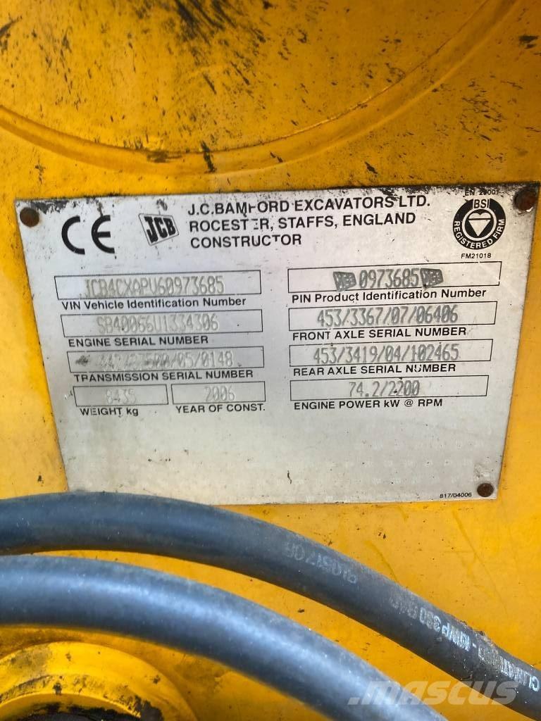 JCB 4 CX Rýpadlo-nakladače