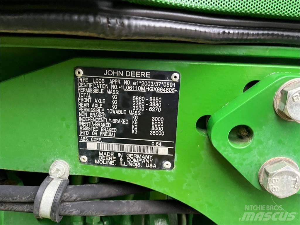John Deere 6110 M Traktory