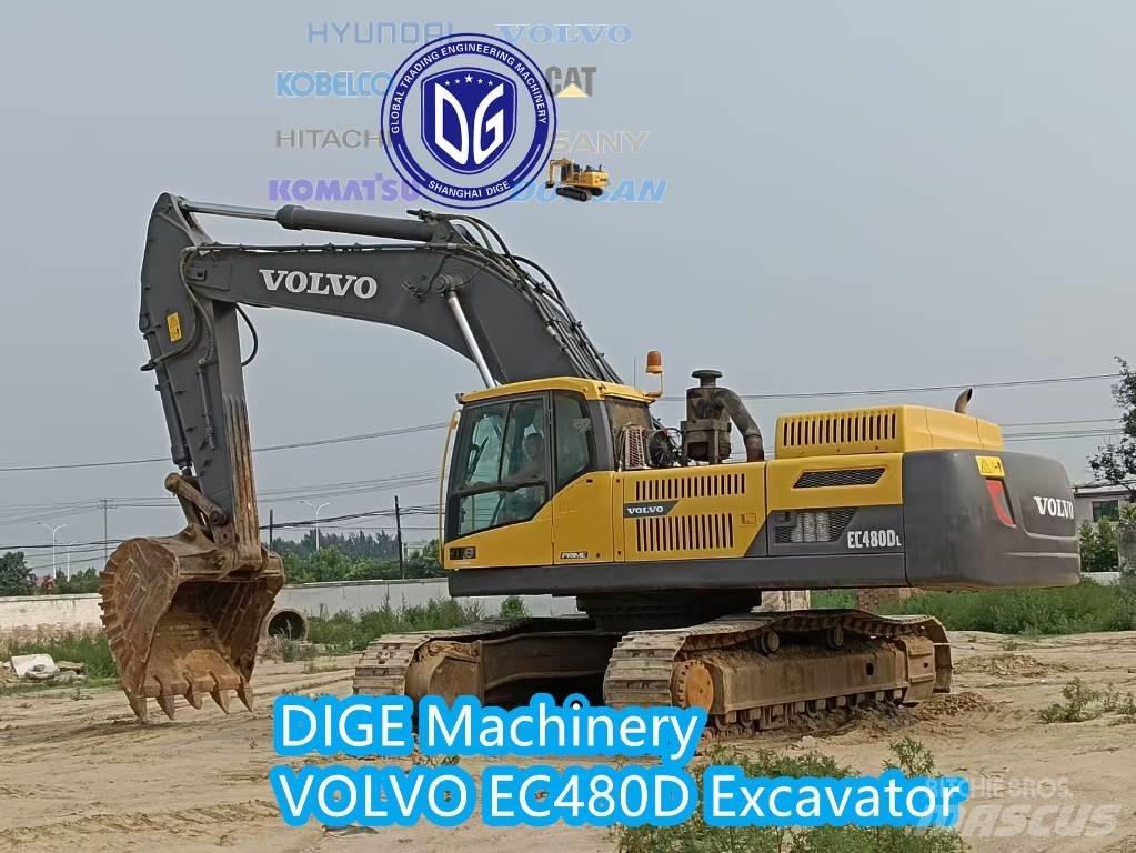 Volvo EC 480 D Pásová rýpadla