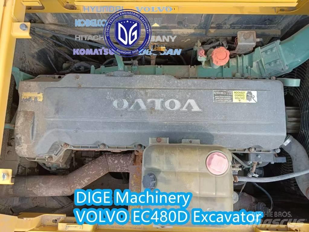 Volvo EC 480 D Pásová rýpadla