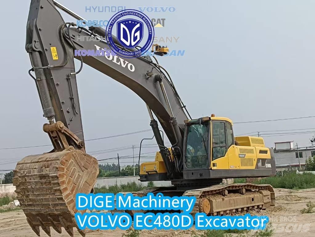 Volvo EC 480 D Pásová rýpadla