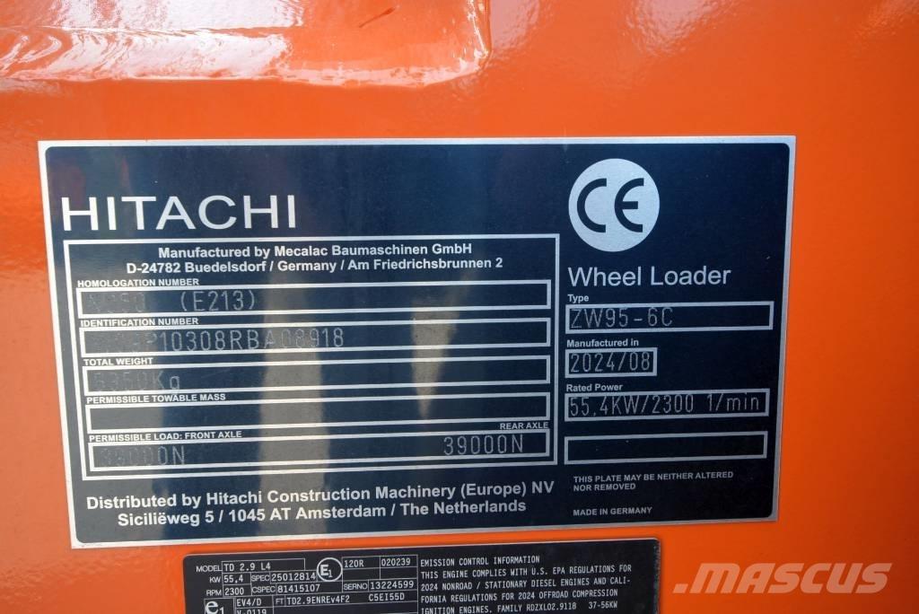 Hitachi ZW 95-6 C Kolové nakladače