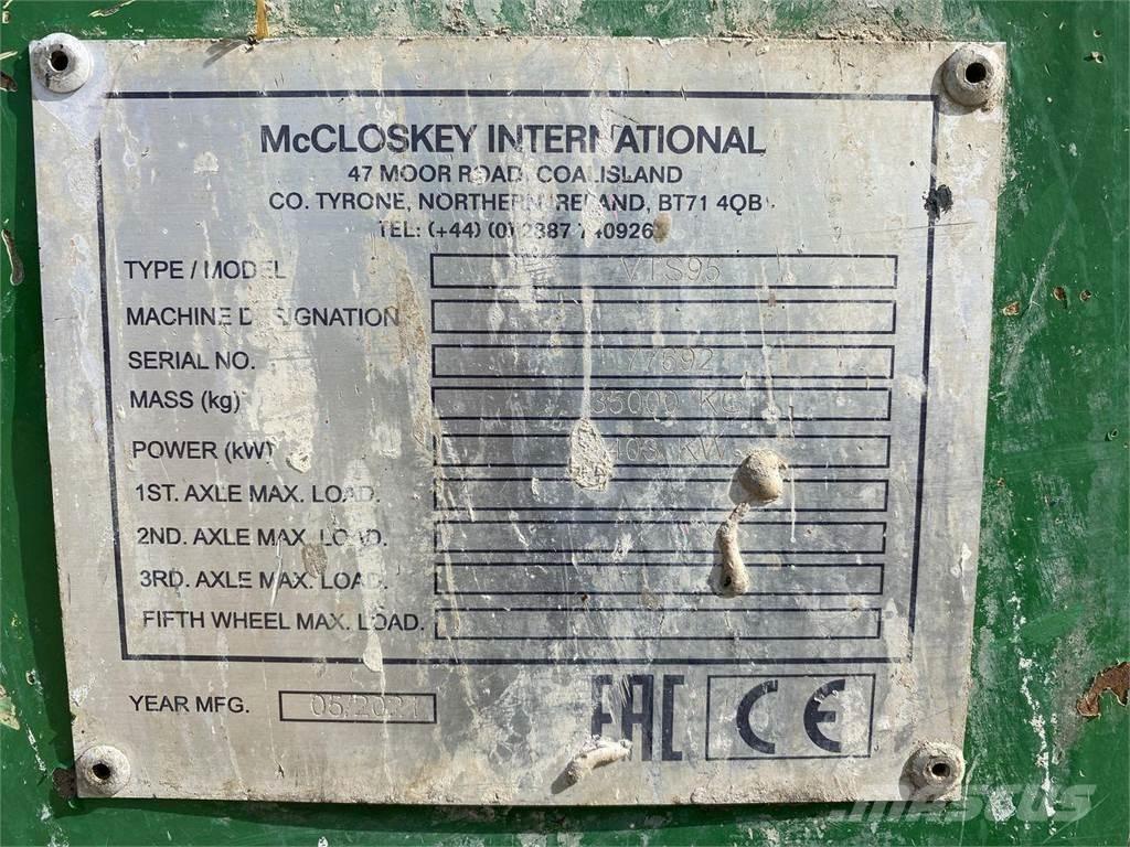 McCloskey VTS95 Mobilní drtiče