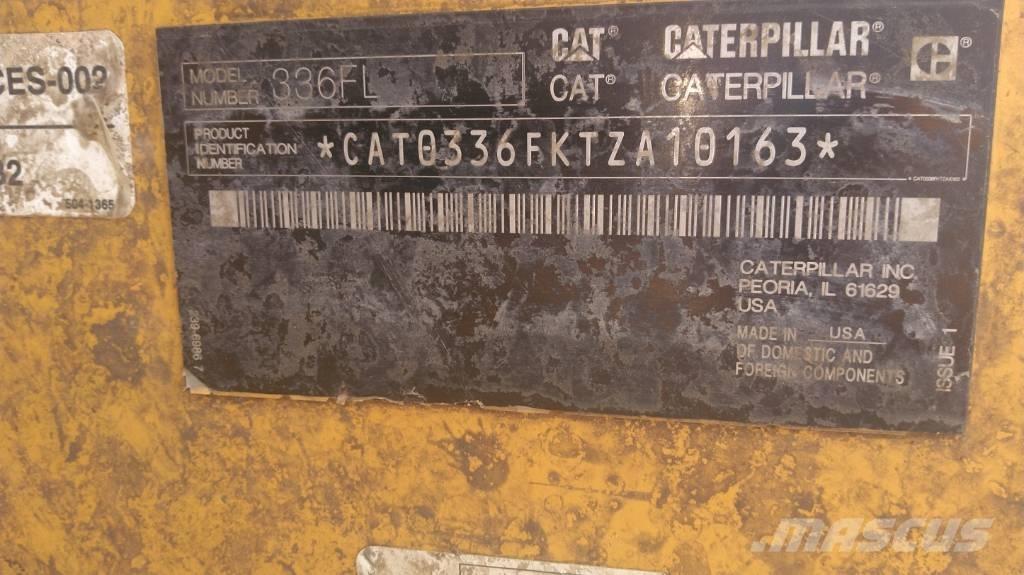 CAT 336 F L Pásová rýpadla