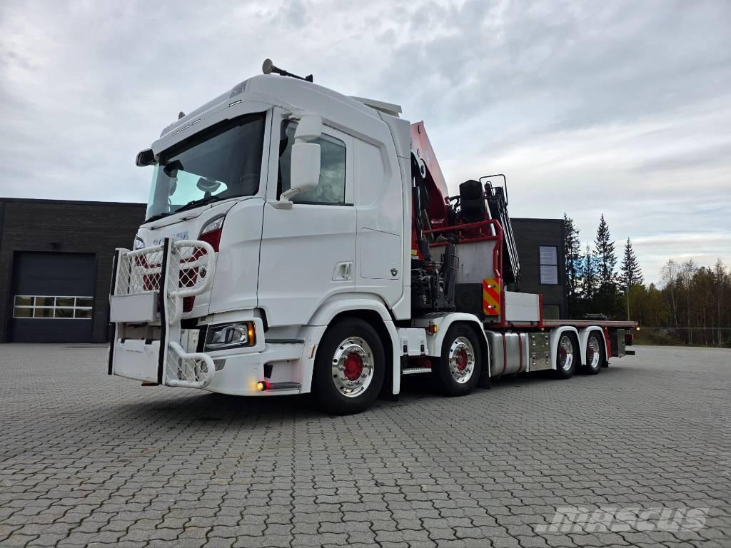 Scania R 650 Autojeřáby, hydraulické ruky