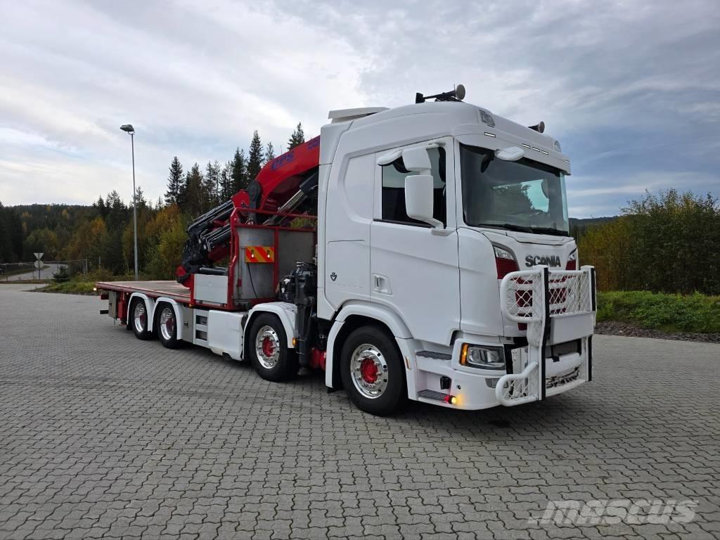 Scania R 650 Autojeřáby, hydraulické ruky