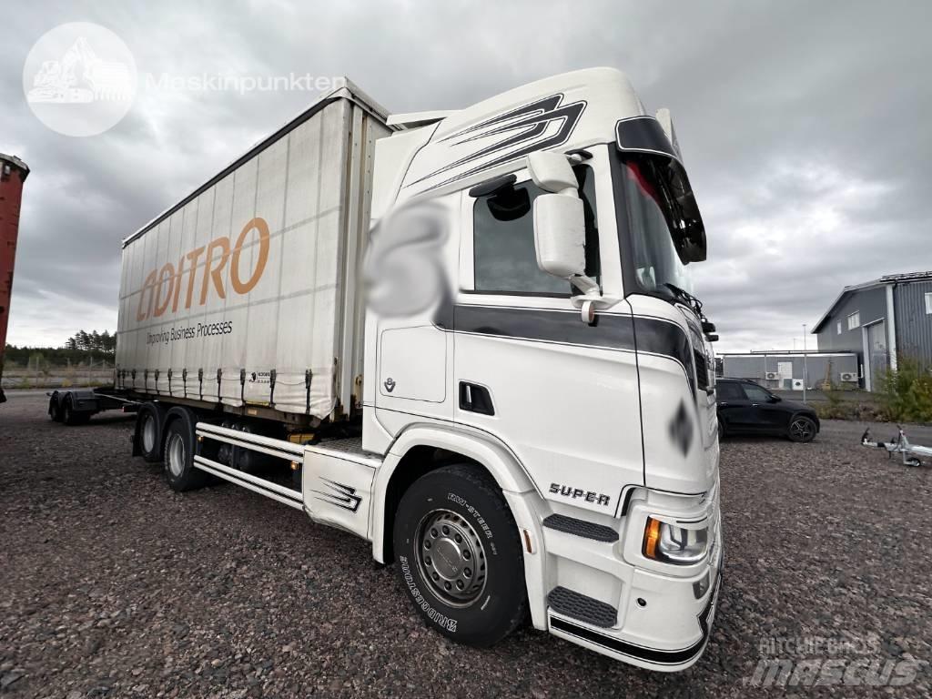 Scania R 580 Kontejnerový rám/Přepravníky kontejnerů