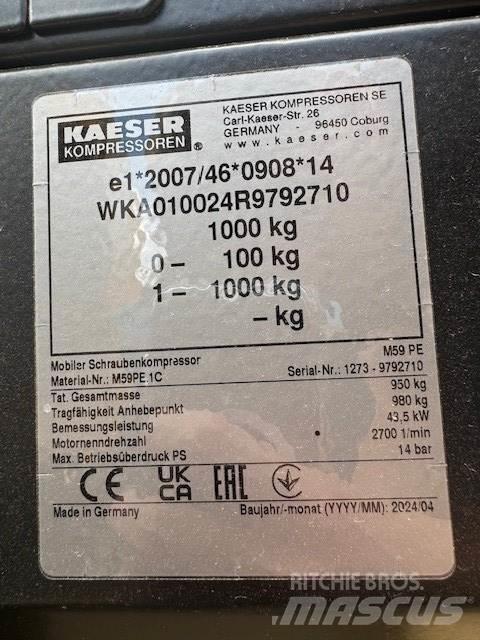 Kaeser M59PE Kompresory