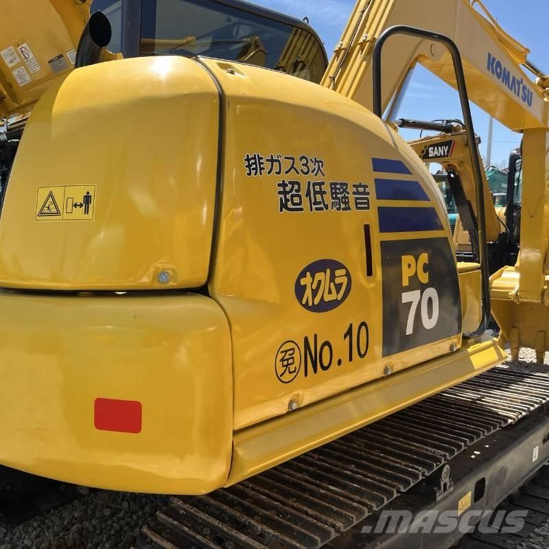 Komatsu PC 70 Pásová rýpadla