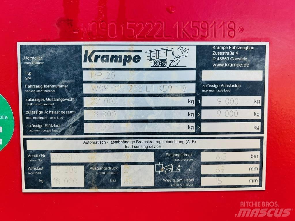 Krampe HP 20 Sklápěcí přívěs