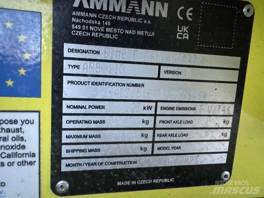 Ammann ARS 110 Tahačové válce
