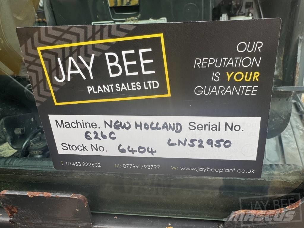 New Holland E26C Mini rýpadla < 7t