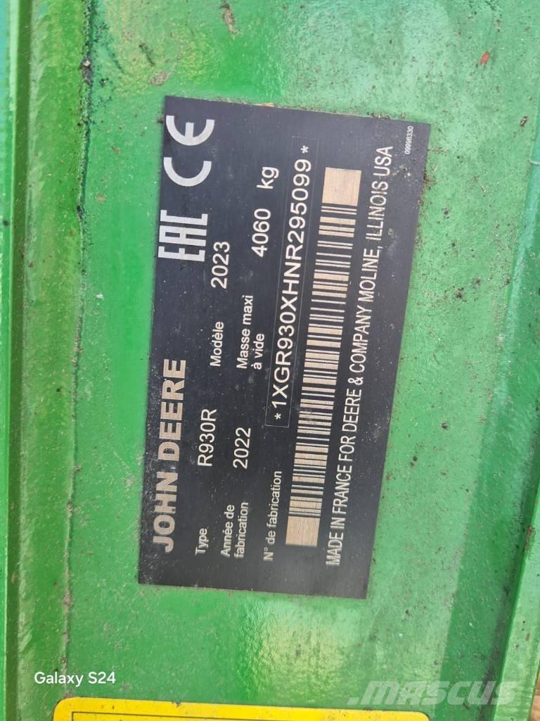 John Deere R930R Žací stroje