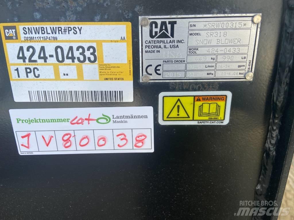 CAT SR318 SNÖ SLUNGA Sněhové frézy
