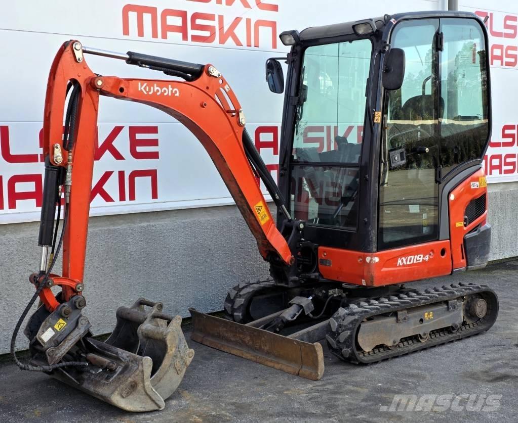 Kubota KX 019-4 Mini rýpadla < 7t