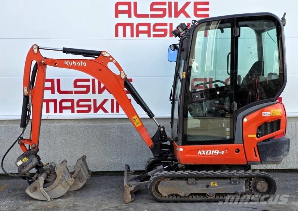 Kubota KX 019-4 Mini rýpadla < 7t