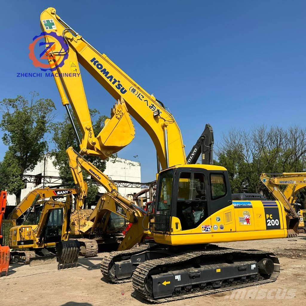 Komatsu PC 200-7 Pásová rýpadla