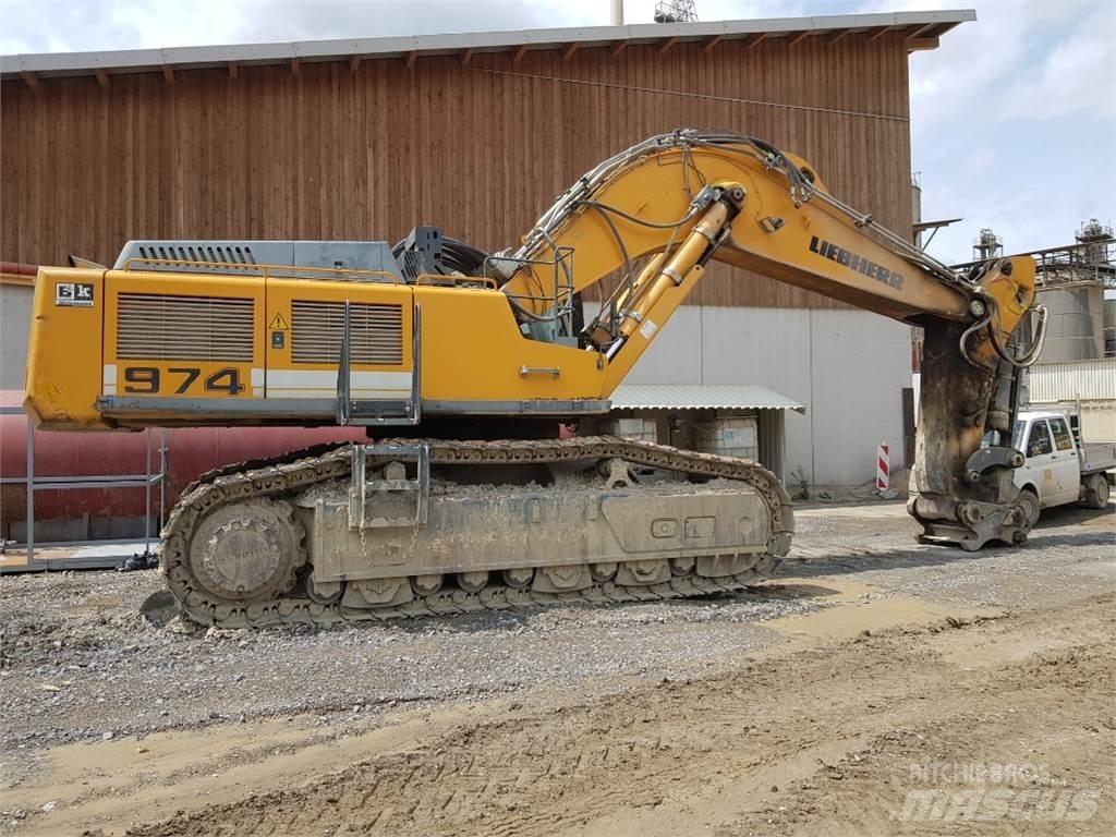 Liebherr R974 Pásová rýpadla