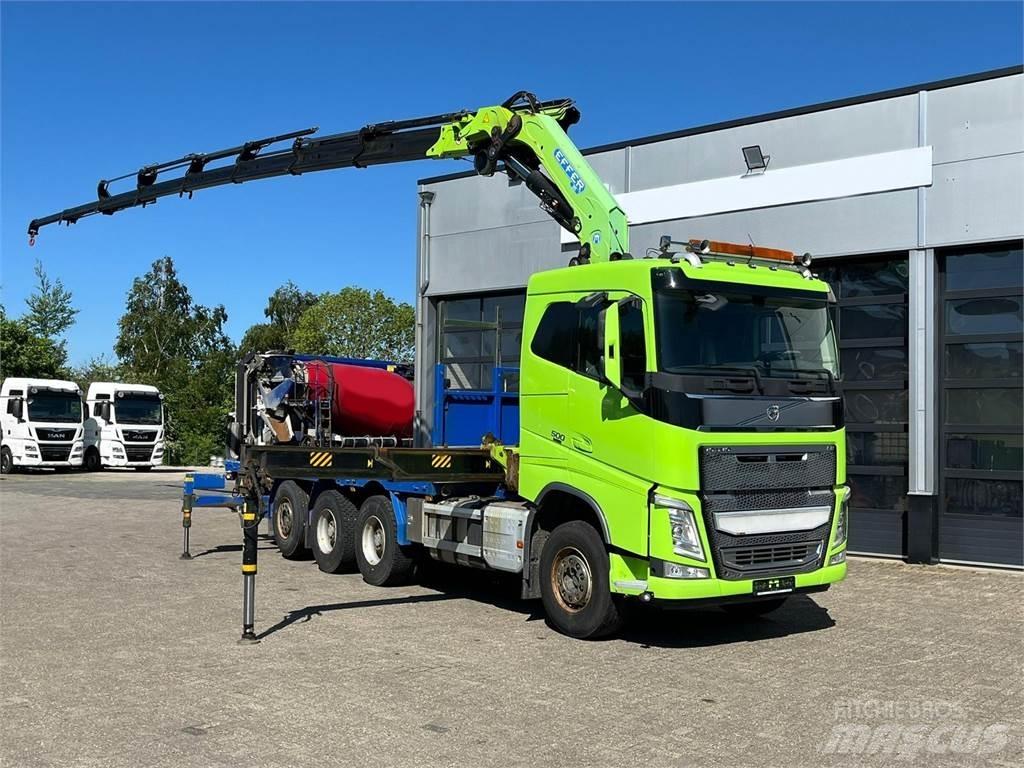 Volvo FH 500 8X4 Autojeřáby, hydraulické ruky