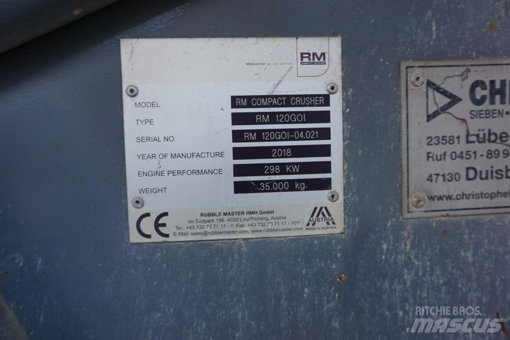 Rubble Master 120GO! Mobilní drtiče