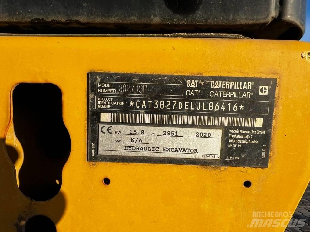 CAT 302.7 DCR Mini rýpadla < 7t