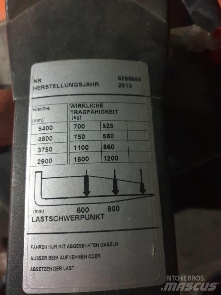 BT SPE 160 Ručně vedené vysokozdvižné vozíky