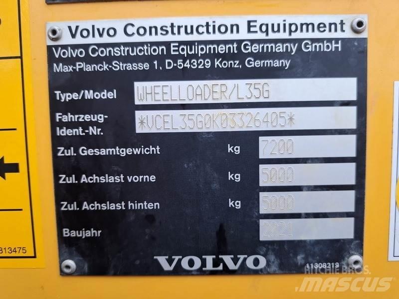 Volvo L 35 G Kolové nakladače
