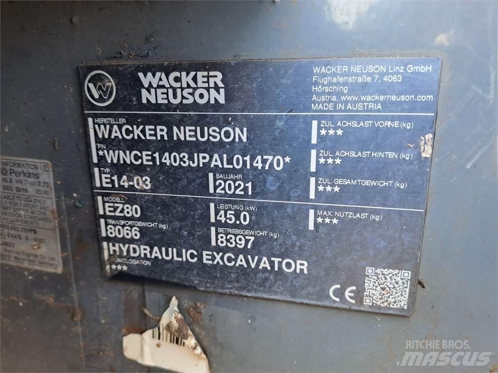 Wacker Neuson EZ80 Pásová rýpadla