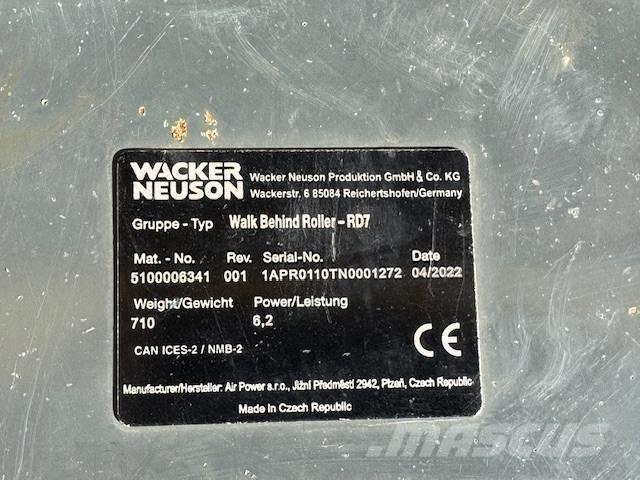 Wacker Neuson RD 7 Tandemové válce