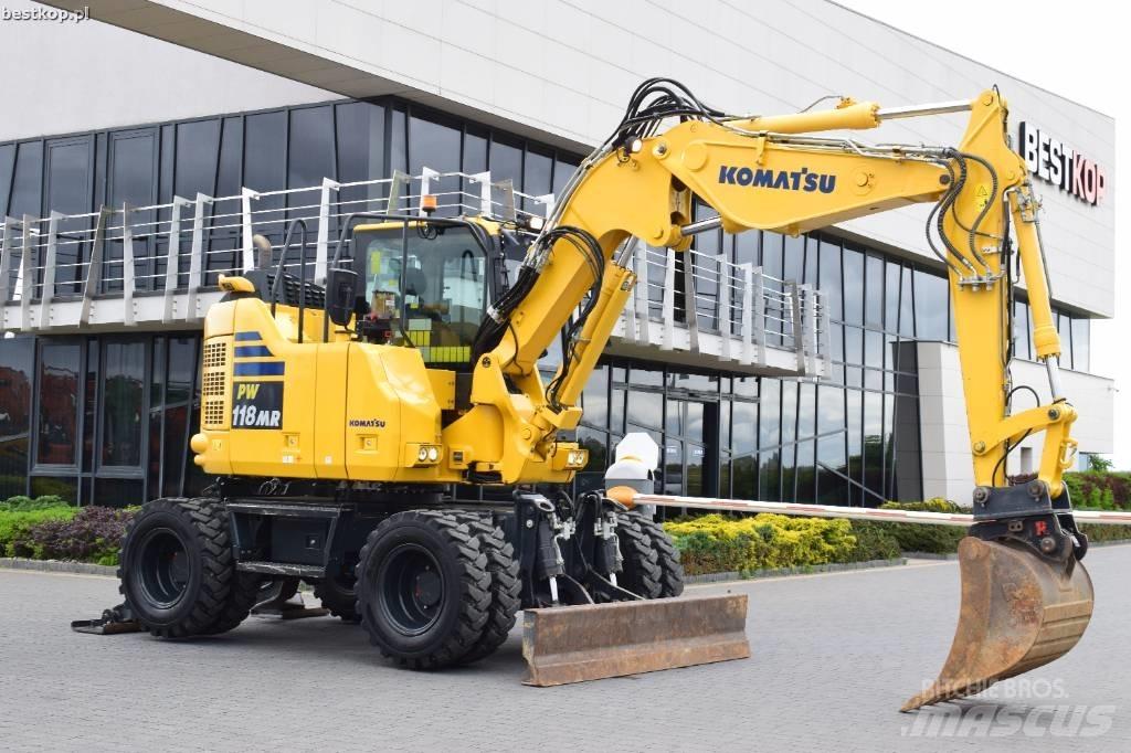 Komatsu PW118MR-11 Kolová rýpadla