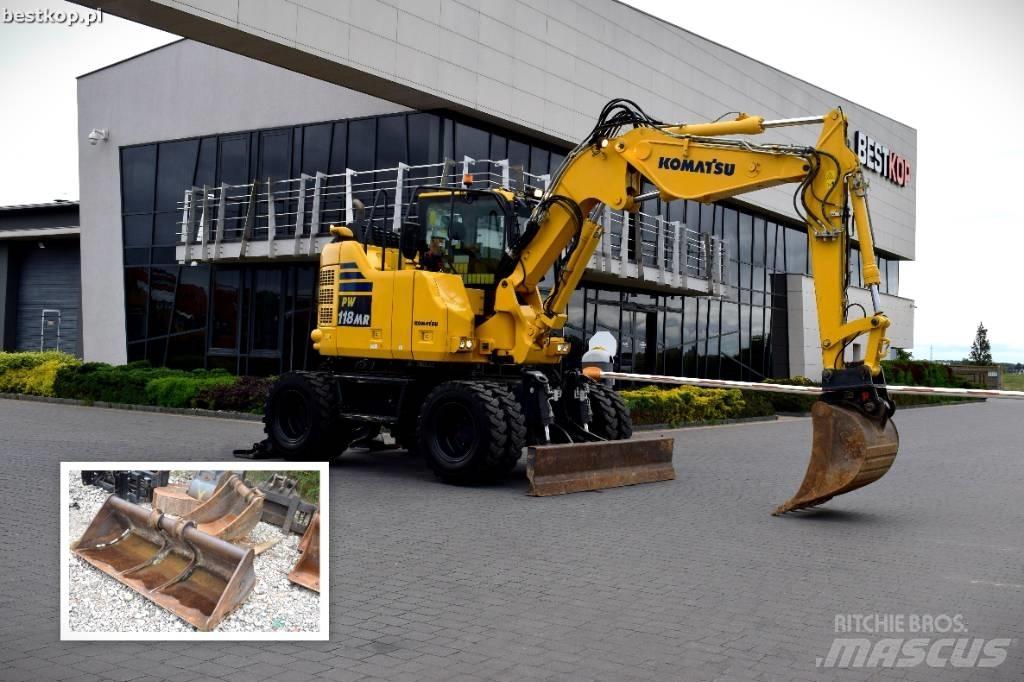 Komatsu PW118MR-11 Kolová rýpadla