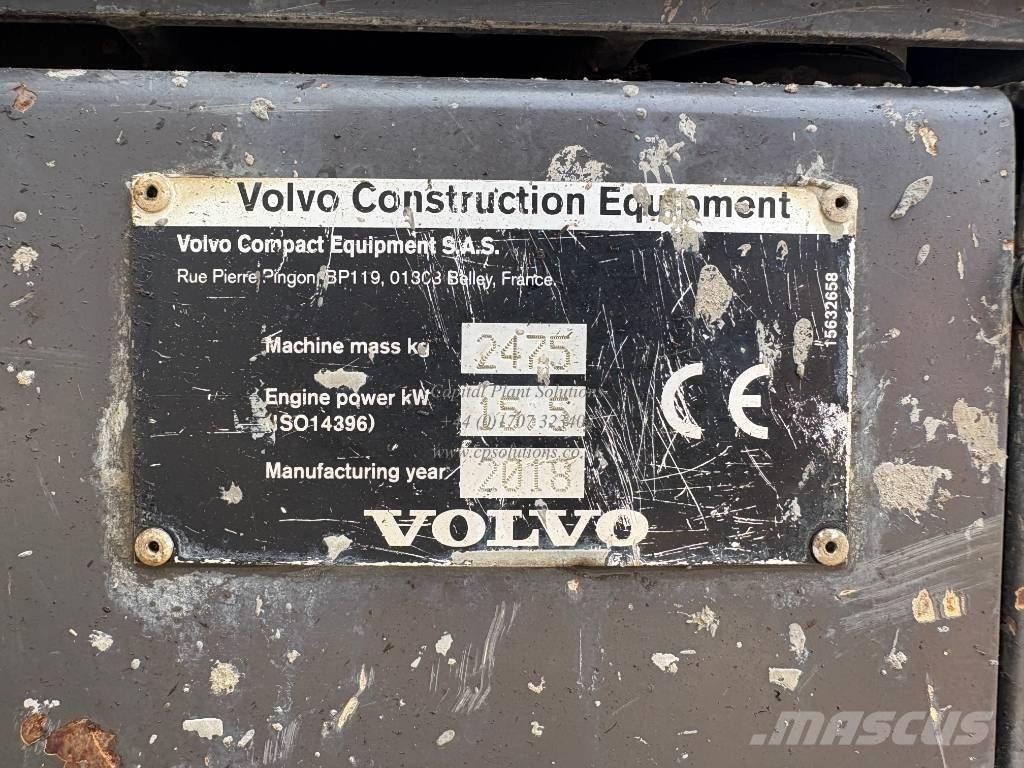 Volvo ECR 25 D Mini rýpadla < 7t