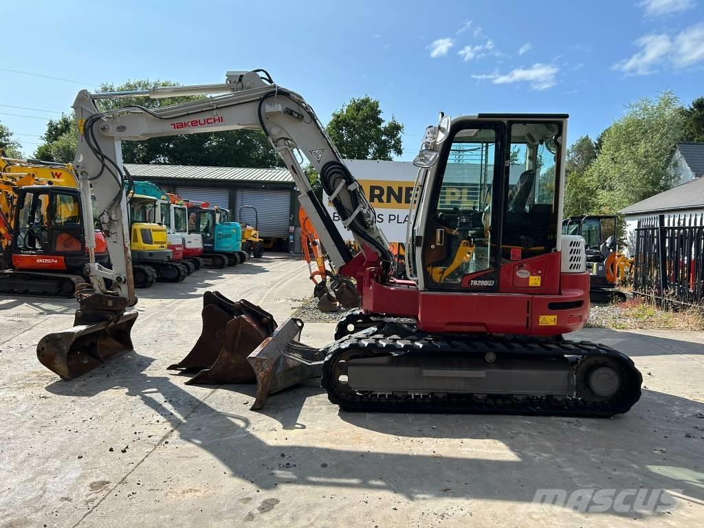 Takeuchi TB 280 FR Midi rýpadla 7t - 12t