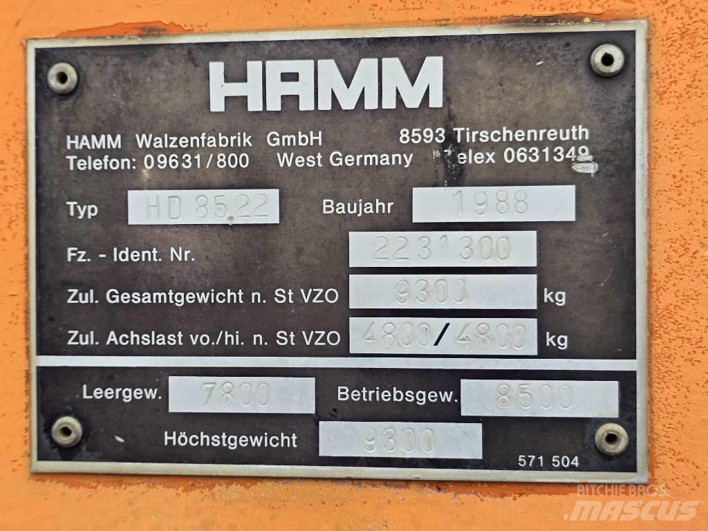 Hamm HD 8522 Tandemové válce