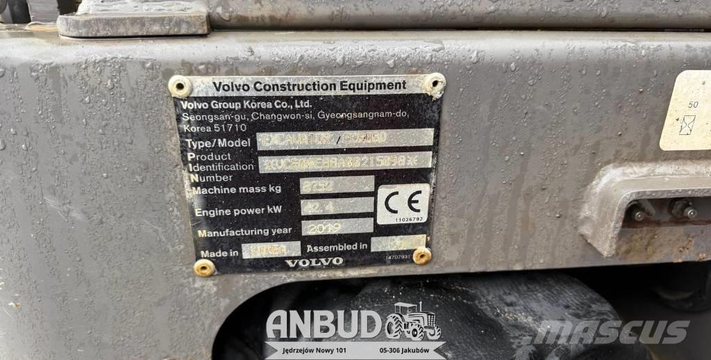 Volvo ECR 88 D Pásová rýpadla