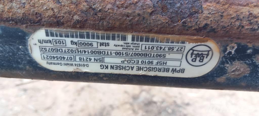 BPW HSF9010ECO Nápravy