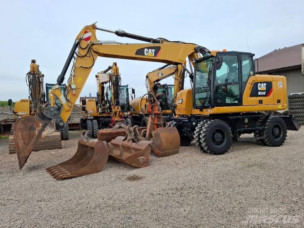 CAT 314 F Kolová rýpadla