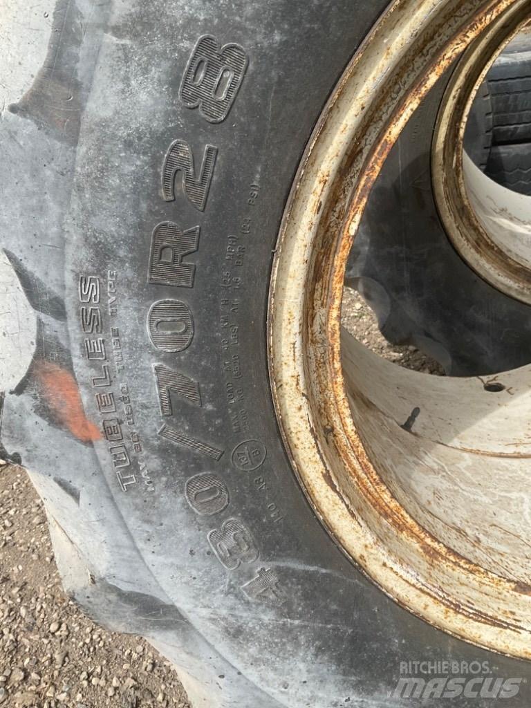 Datho Tvillinghjul Pneumatiky, kola a ráfky