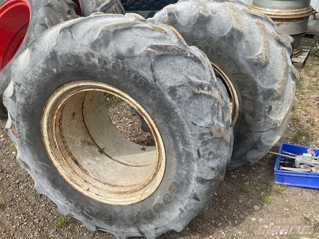 Datho Tvillinghjul Pneumatiky, kola a ráfky
