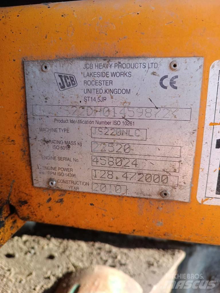 JCB JS 220 N LC Pásová rýpadla