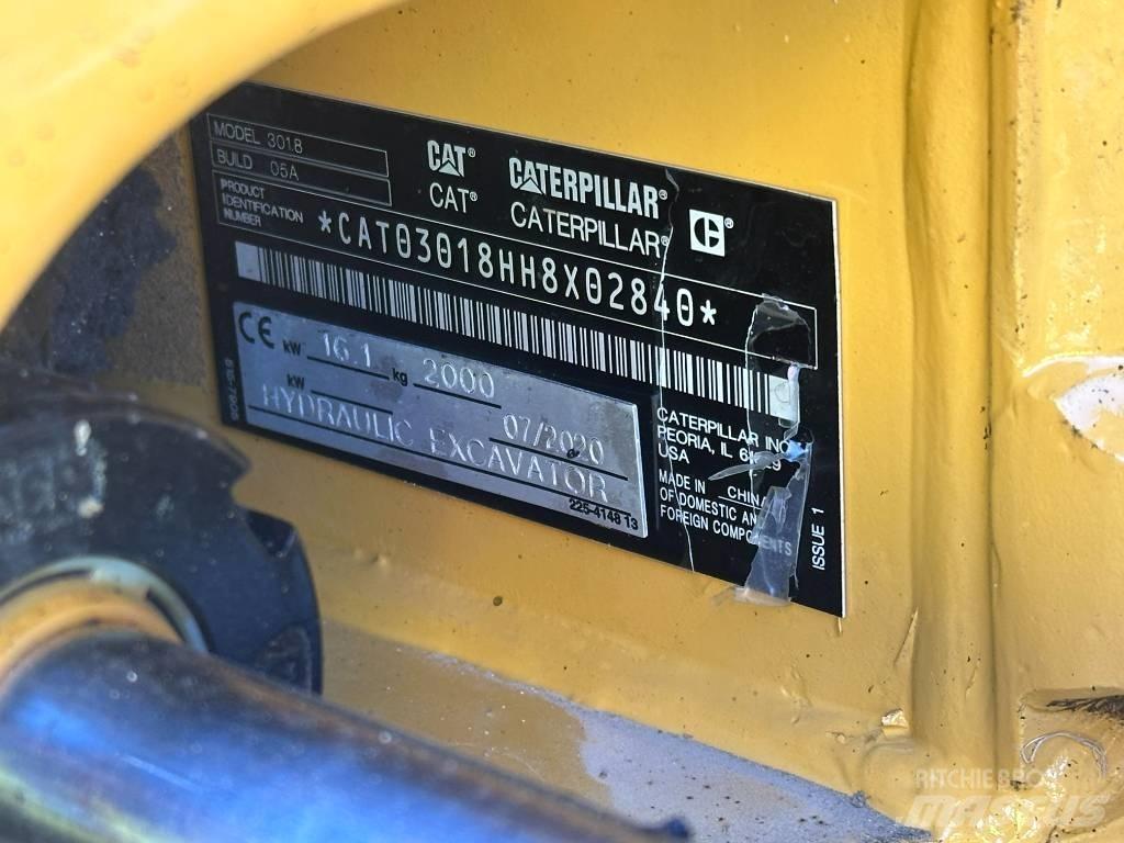 CAT 301.8 Mini rýpadla < 7t