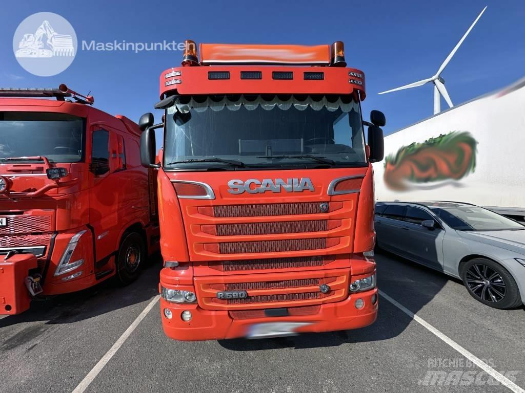 Scania R 520 LB Hákový nosič kontejnerů
